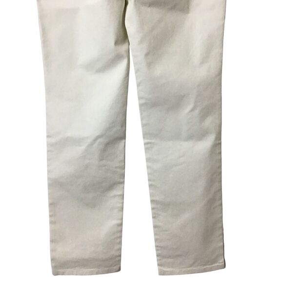 Lafayette 148 New York White Thompson Jeans Size 12 - Picture 8 of 14